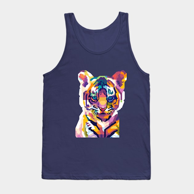 Baby Tiger Tank Top by giltopann